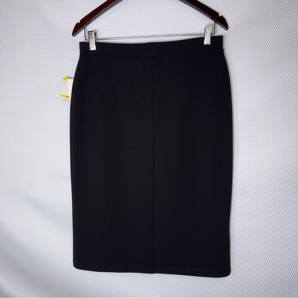 NWT Kasper Women's Classic Black Pencil Skirt Sz PM